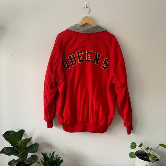 Vintage Queen's University Cheerleading Jacket, XL - Picture 2 of 9